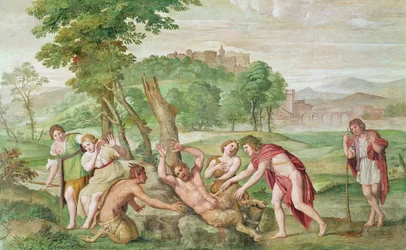 Die Häutung des Marsyas, ca. 1616-18